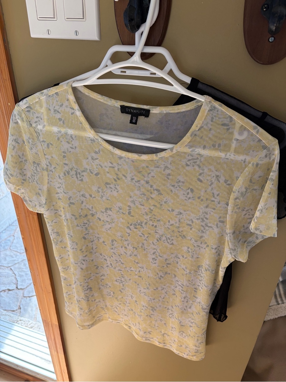 2 Sheer Mesh Crop Top
